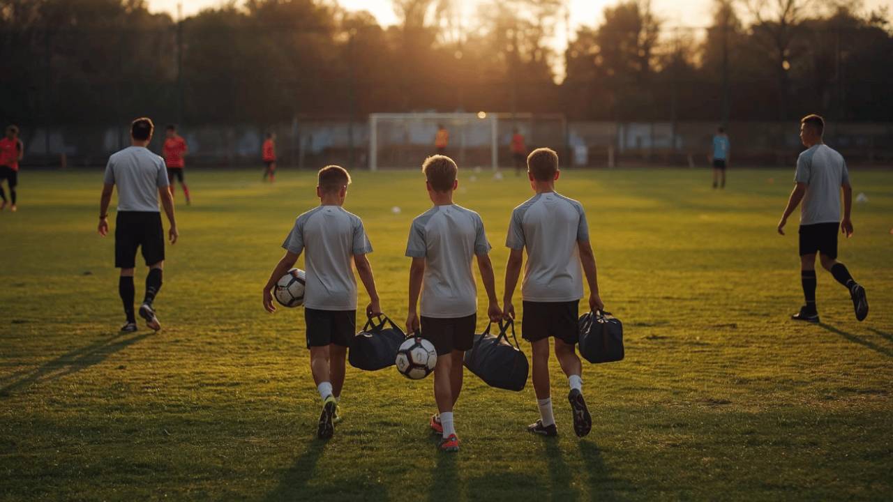 Sports field background