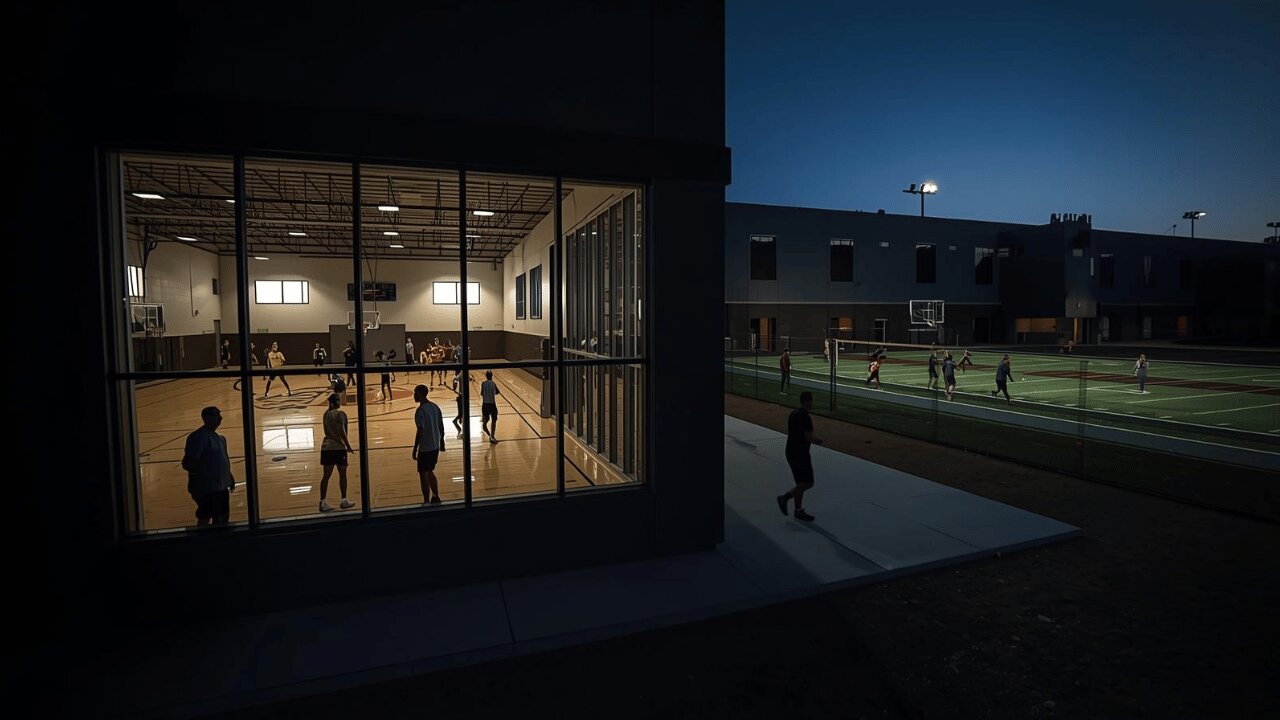 Sports field background